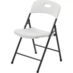 White Folding Chairs - Plastic