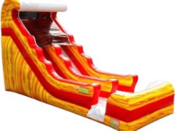 Lava Waves Water Slide 18' - Wet